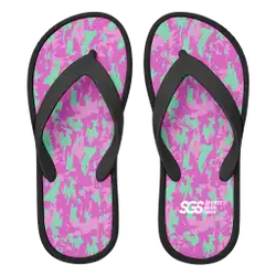 Custom flip flops black vibe - Flip-flops