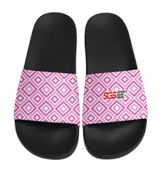 Custom slides black unisex poolside - Slides