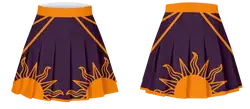 Custom  adult youth unisex cheerleading sunshine glow skirt - Skirts