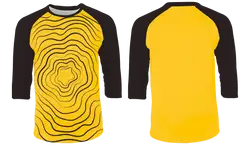 Custom sea hole 3/4 sleeve adult youth unisex shirt - Shirt-3-4-sleeve