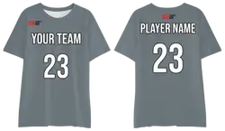 Custom slate gray comfort adult youth unisex t shirt - Jersey