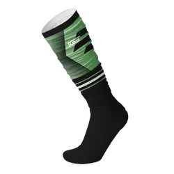 Custom football socks adult youth unisex vintage lush - Socks