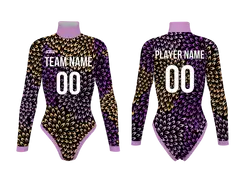 Custom cheerleading bodysuit adult youth dahlia bloom - Cheerleading-bodysuits