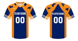 Custom shapes abstract adult youth unisex football jersey - Jersey