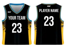 Custom fanatics black adult youth unisex basketball jersey - Jersey