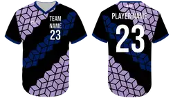 Custom stylish no button adult youth unisex softball jersey - Jersey