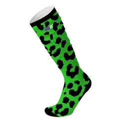Custom football socks adult youth unisex mottled mint - Socks