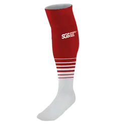 Custom soccer socks adult youth unisex alpine red - Socks