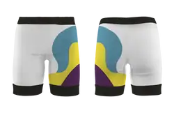 Custom zig zag shapes adult youth unisex  volleyball shorts - Short