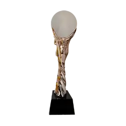 Luminous glass ball trophy - Trophies-awards