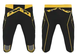 Custom camo yellow adult youth unisex no belts football pants - Football-pants