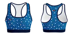 Custom  adult youth unisex sports bra star embellished - Track-sports-bras