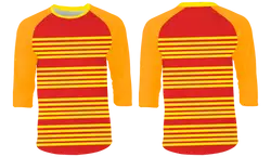 Custom broad lines 3/4 sleeve adult youth unisex shirt - Shirt-3-4-sleeve