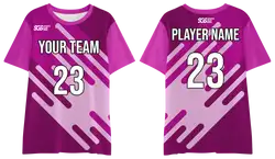 Custom moisture wicking magenta adult youth unisex shirt - Shirt