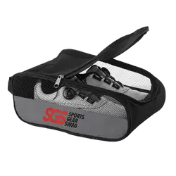 Custom golf shoe bag half mesh summit - Golf-shoe-bags