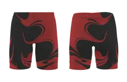 Custom layered abstract adult youth unisex volleyball shorts - Short