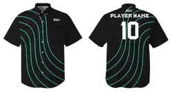 Custom fishing shirt adult youth unisex nautical blue - Jersey