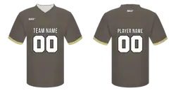 Custom football jersey adult youth unisex grayish - Jersey
