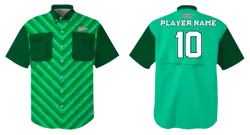 Custom fishing shirt adult youth unisex vibrant verdancy - Jersey