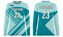 Custom classic adult youth unisex long sleeve soccer jersey - Jersey