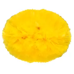 Custom cheerleading pom poms matte yellow - Pom-poms