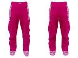 Custom fishing pants adult youth unisex fuchsia blend - Fishing-pants