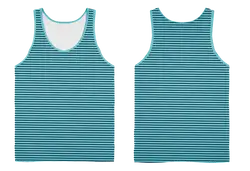 Custom solid lines everyday adult youth unisex tank top - Tank-top