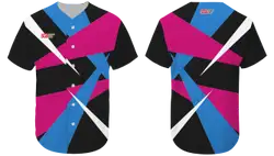 Custom sharp abstract adult youth unisex softball jersey - Jersey