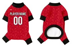 Custom pet holiday pajama festive red - Pets-pajama