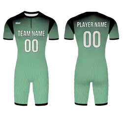 Custom water men speed suit mint shadow lines - Men-water-speed-suits