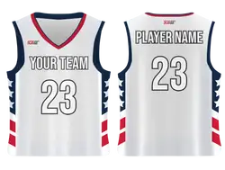 Custom 3 stars collection adult youth unisex basketball jersey - reversible uniform - Jersey