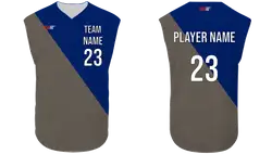 Custom two tone  sleeveless adult youth unisex baseball jersey - Jersey