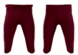 Custom football pants adult youth unisex brownish red - Football-pants