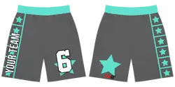 Custom star lights adult youth unisex shorts - Short