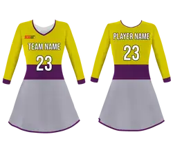 Custom classic adult youth unisex cheerleading dresses long sleeve jersey - Cheerleading-dress