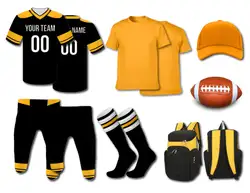 Custom dark green solids adult youth unisex football jersey - Jersey