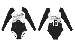 Custom long sleeve gymnastic uniform adult youth sakura charm - Gymnastics-uniforms