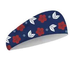Custom floriferous yoga headband - Yoga-headband
