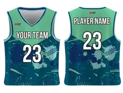 Custom v shape camo adult youth unisex basketball jersey - reversible uniform - Jersey