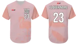 Custom great egrets three button adult youth unisex baseball jersey - Jersey