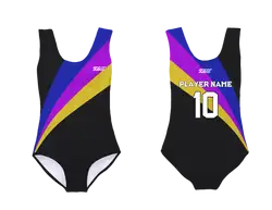 Custom sleeveless gymnastic uniform adult youth color flow - Gymnastics-uniforms