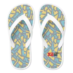 Custom flip flops white drift - Flip-flops