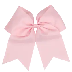 Custom cheerleading bow adult youth rose quartz - Cheerleading-bows