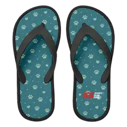 Custom flip flops black sunny - Flip-flops