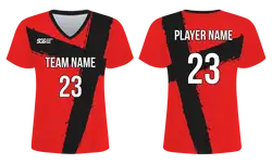 Custom paint abstract adult youth soccer jersey - Jersey