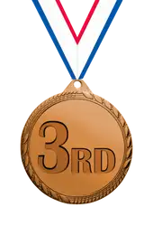 Third place medals awards - Medals-awards