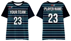 Custom short sleeve shirts adult youth unisex nautical drift - Jersey