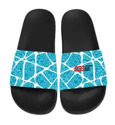Custom slides black unisex tidal - Slides