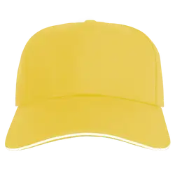 Custom adult youth unisex cpc07 yellow cap - Caps