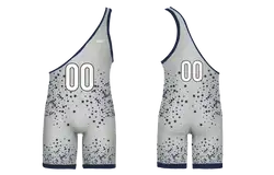 Custom single strap wrestling singlets adult youth unisex subtle stars - Wrestling-singlets